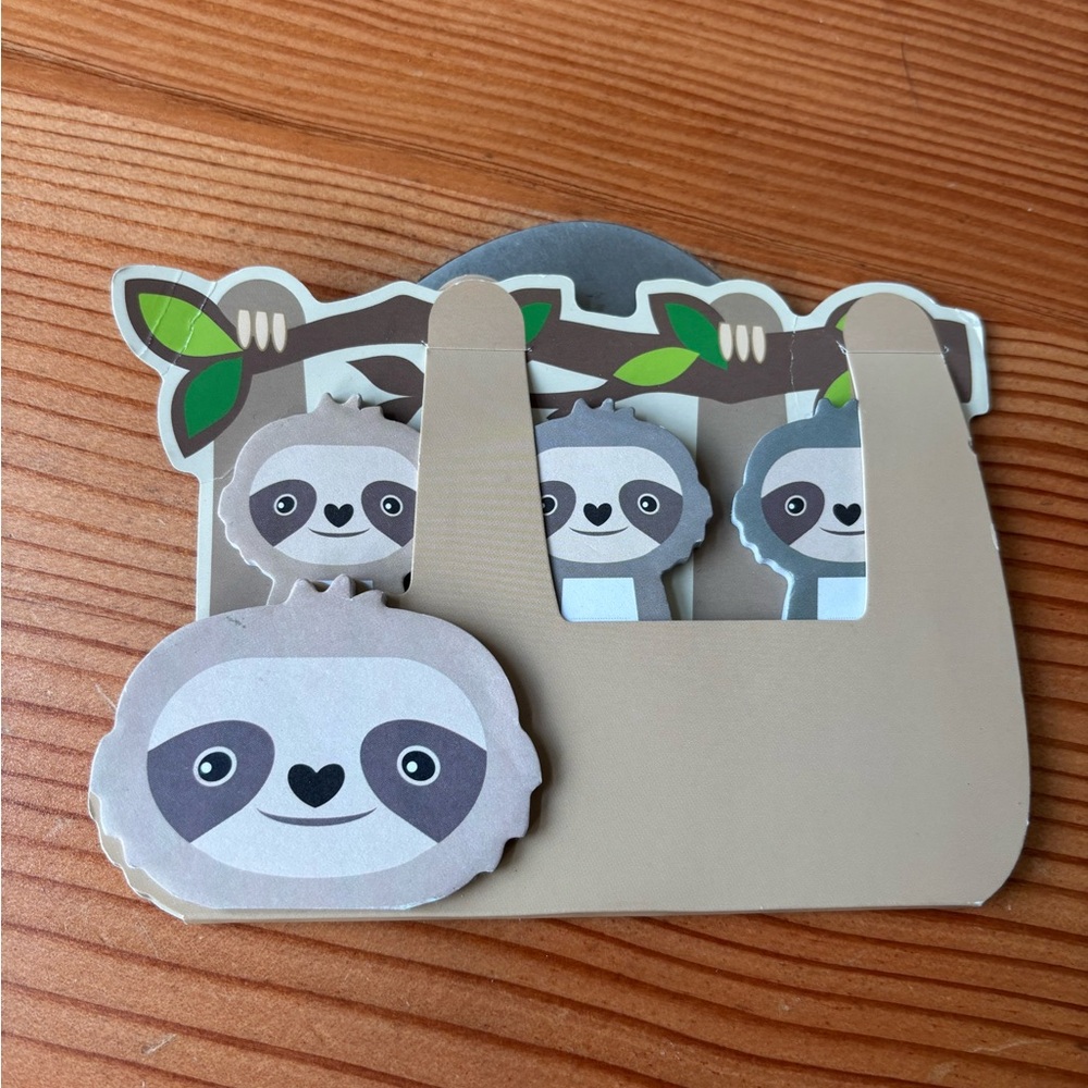 Cute Sloth Stationery Set
